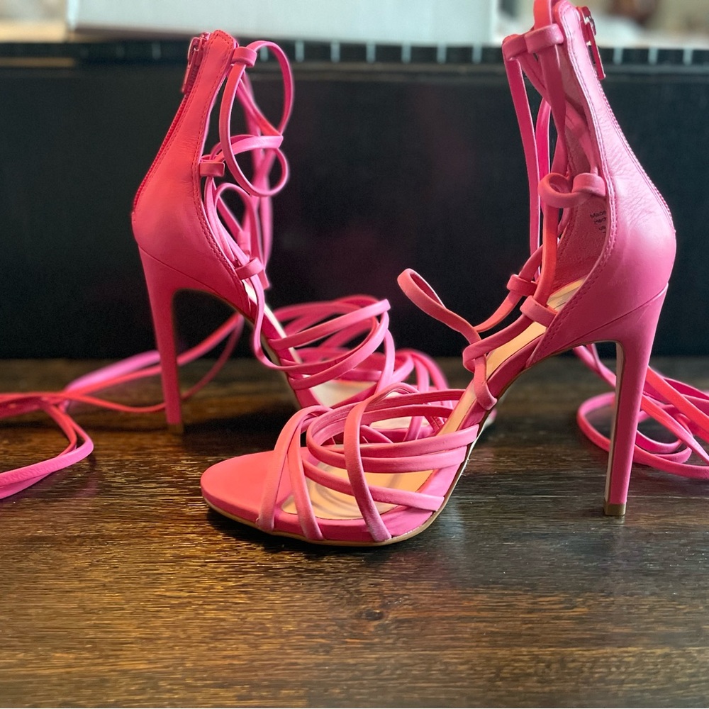 ALDO sexy lace up heels.